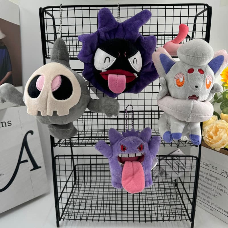 Brinquedo de Pelúcia Brilhante Gagair, Boneco Pikachu, para Crianças, Pequeno Dragão de Fogo, Pokémon Verde Grama, Genga
