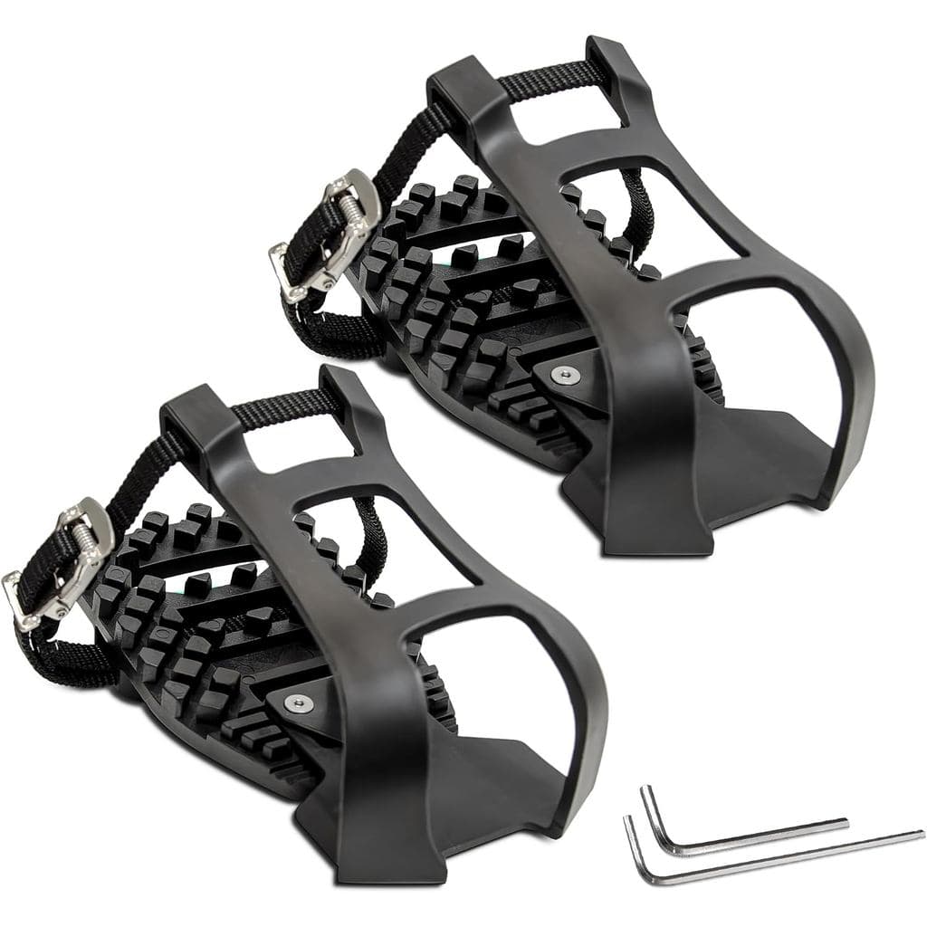Suporte para Pedais de Bicicleta para Peloton Bike e Pedais Look Delta, Ajustável, Compatível com Tênis ou Sapatos Pelot