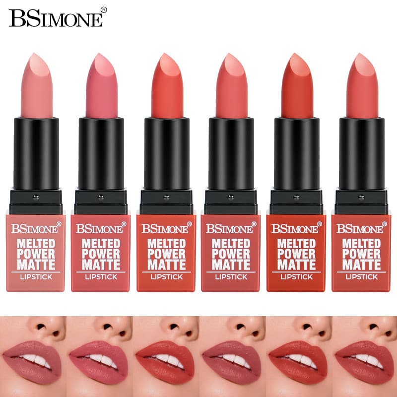 A BSIMONE é especializada em batons matte de alta qualidade com uma textura que é hidratante no outono e inverno, não re