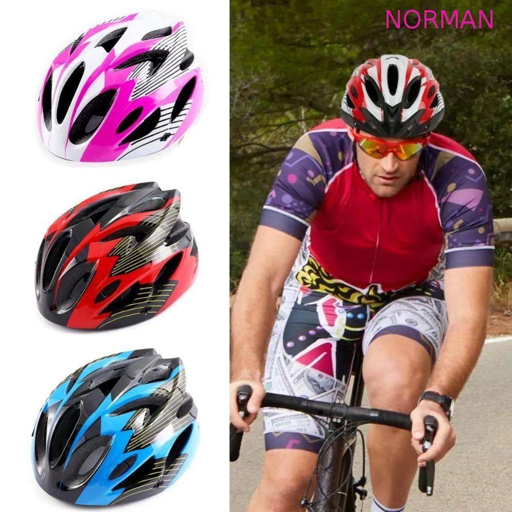 Capacete De Ciclismo NORMAN , Bicicleta Infantil Com Proteção De Cabeça Ajustável MTB Almofada Macia Oca De Segurança
