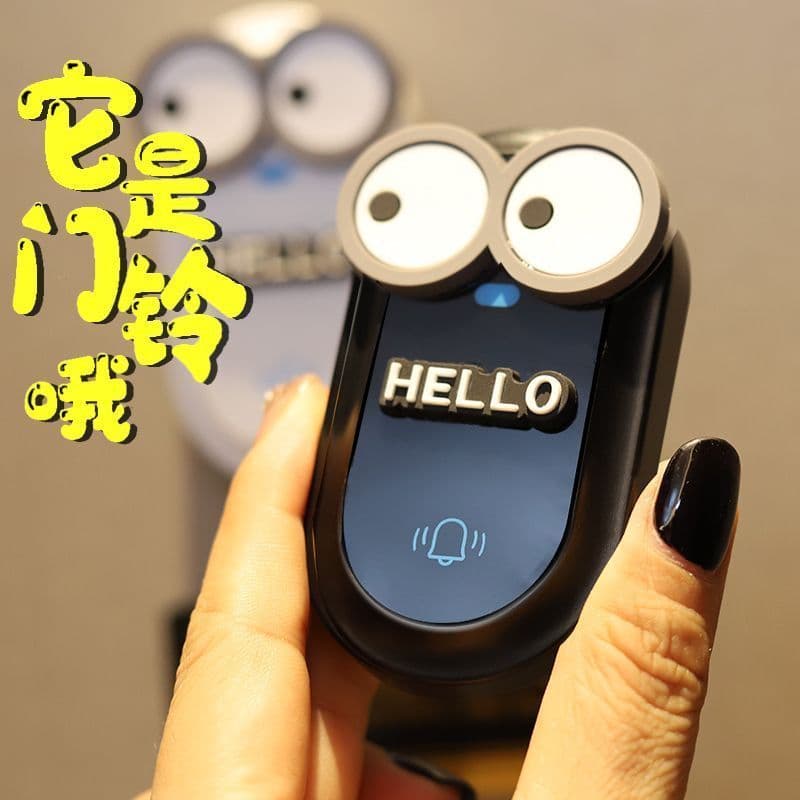 Campainha sem fio de longa distância, Pager doméstico, campainha doméstica, padrão britânico, à prova d'água, fofa, auto