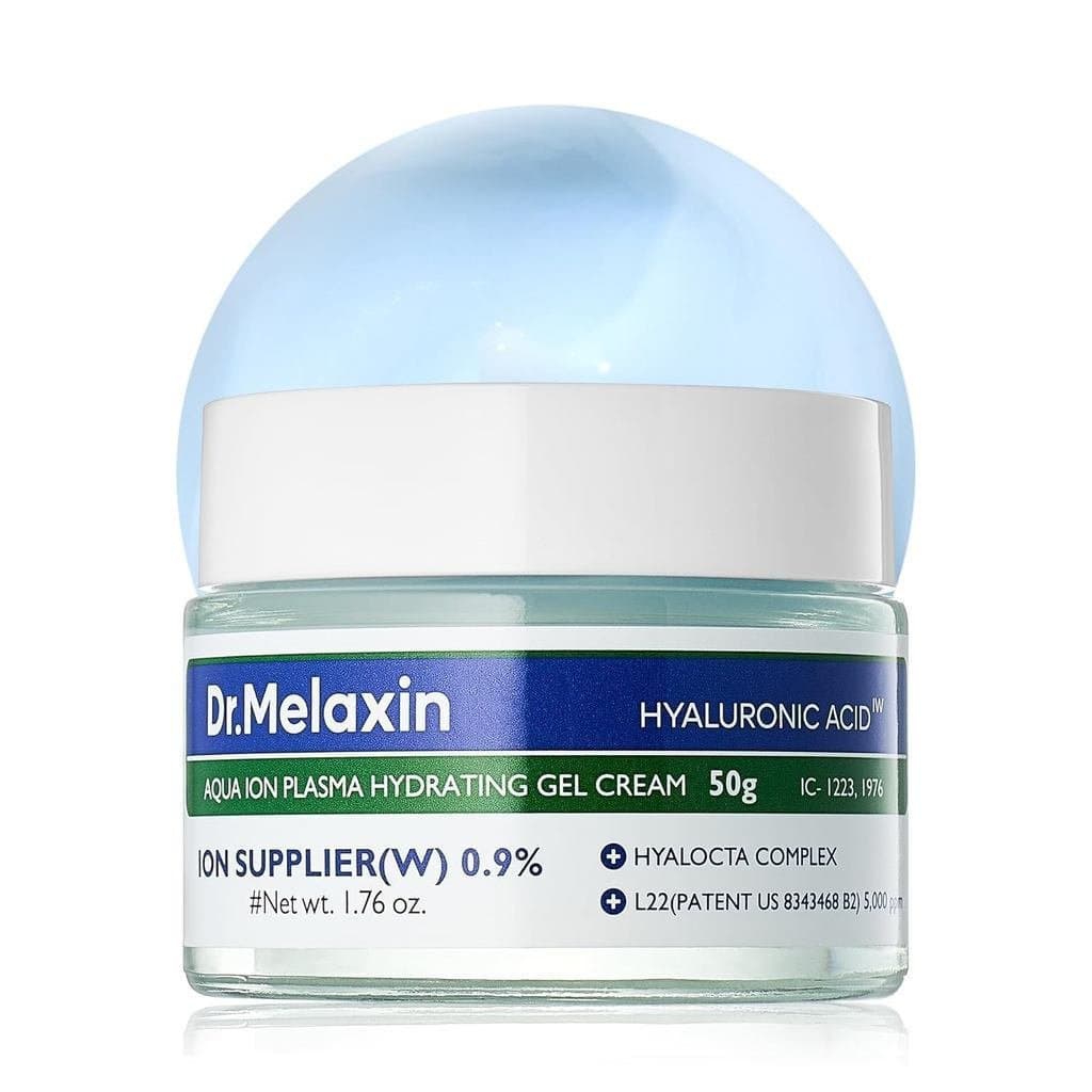 Gel Hidratante Dr.Melaxin AquaIon Plasma para Pele Seca e Sensível, Hidratante Facial, Cuidado Coreano 50ml, 1.69fl.oz D