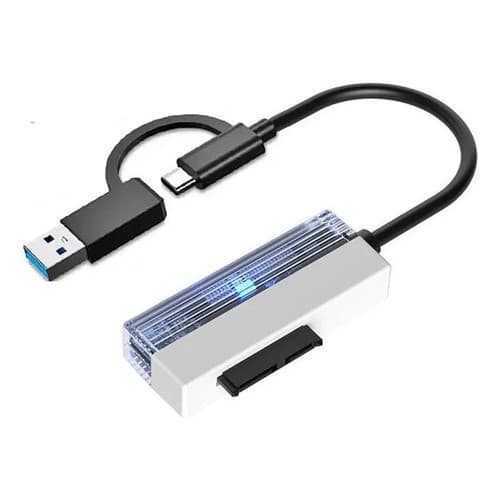 Cabo Adaptador Knup Usb 3.0 Macho Para Sata Preto Hd827/ac