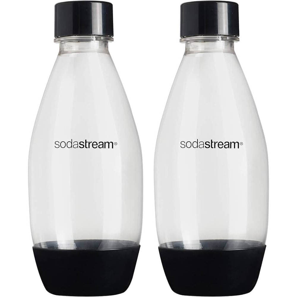 Conjunto de 2 Garrafas Plásticas 500ml SodaStream Preta