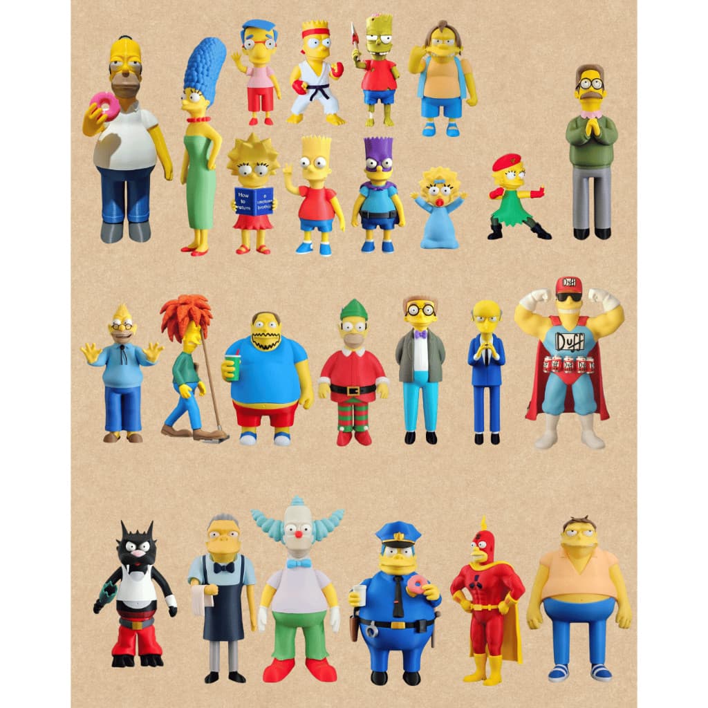 Bonecos The Simpson Vários Personagens