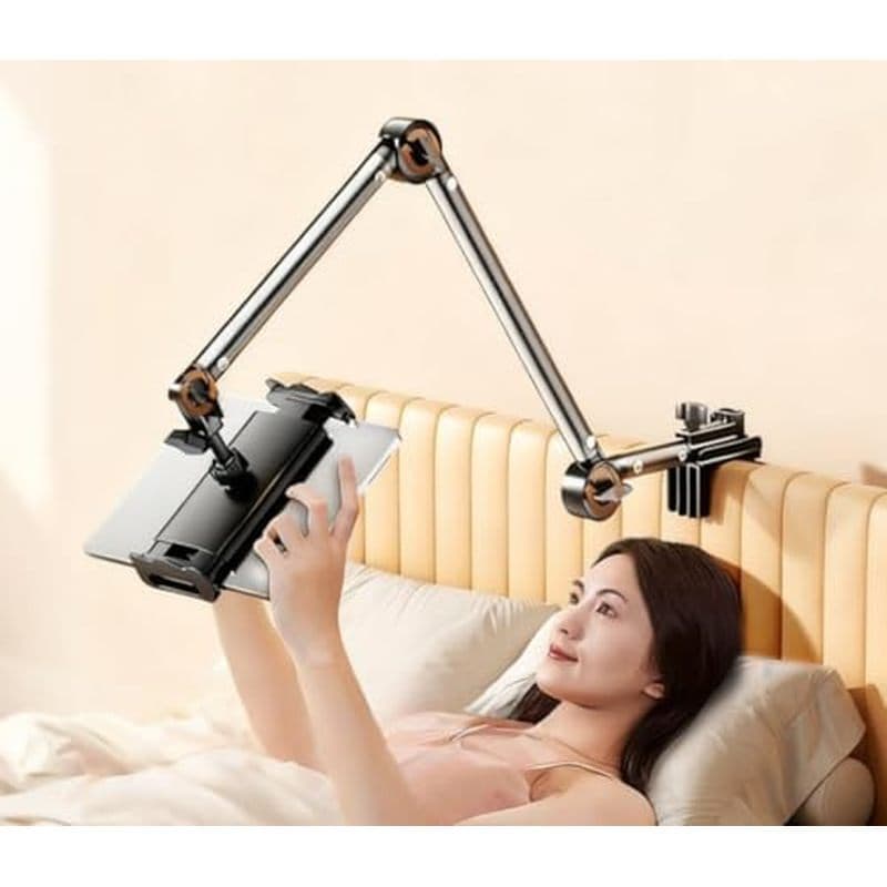 Suporte Para Telefone Pescoço De Ganso UN-C , Tablet Com Base De 5 Furos , Rotação De 360 Graus , Compatível iPad , iPho