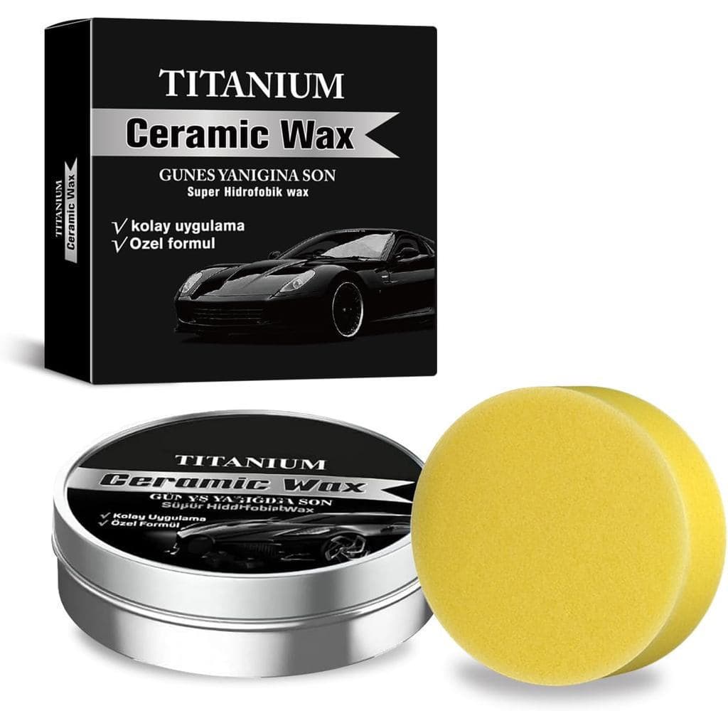Cera automotiva de cerâmica de titânio, proteção profissional para pintura, fórmula à prova d'água contendo grafeno, cer
