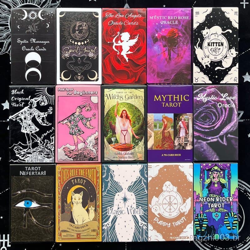 700 Cartas de Tarot Versão em Inglês Jogo de Tabuleiro Cartas de Oráculo Jogo de Cartas 7.21 P1XP