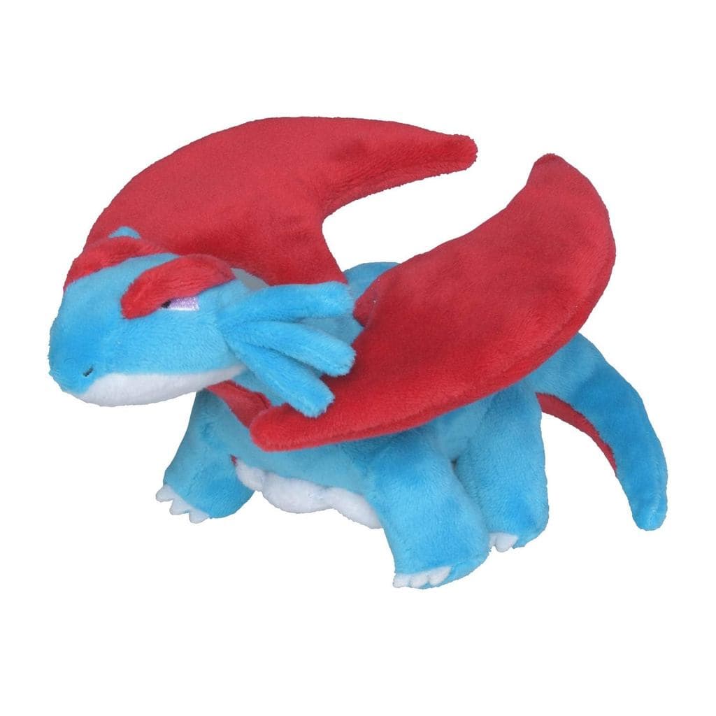 Pelúcia original do Pokémon Center: Pokémon Fit Salamence 11 x 19,5 x 11 cm (A x L x P)