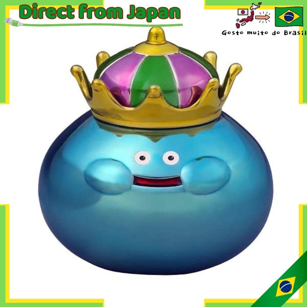 【direto do Japão】 Galeria de Monstros Metálicos de Dragon Quest da Square Enix - Rei Slime