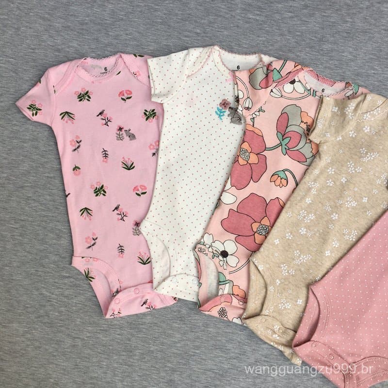 Body  Menina / Roupas Menina / Body de Bebê / Body de Bebê de Manga Curta Menina / Bebê de Manga