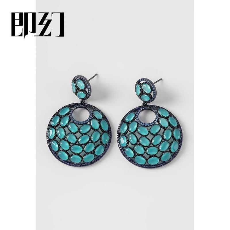 Brincos Super fada estilo americano estilo Mori, estoque pronto, feminino, indústria pesada, Design de nicho, sensação c