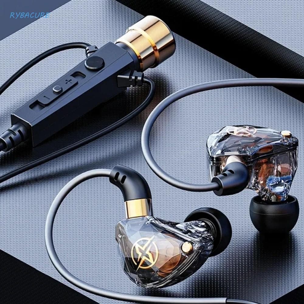Fone De Ouvido Com Fio , Microfone , Fones Intra-Auriculares De 3.5 Mm , Estéreo HiFi Dinâmico Cancelamento De Ruído