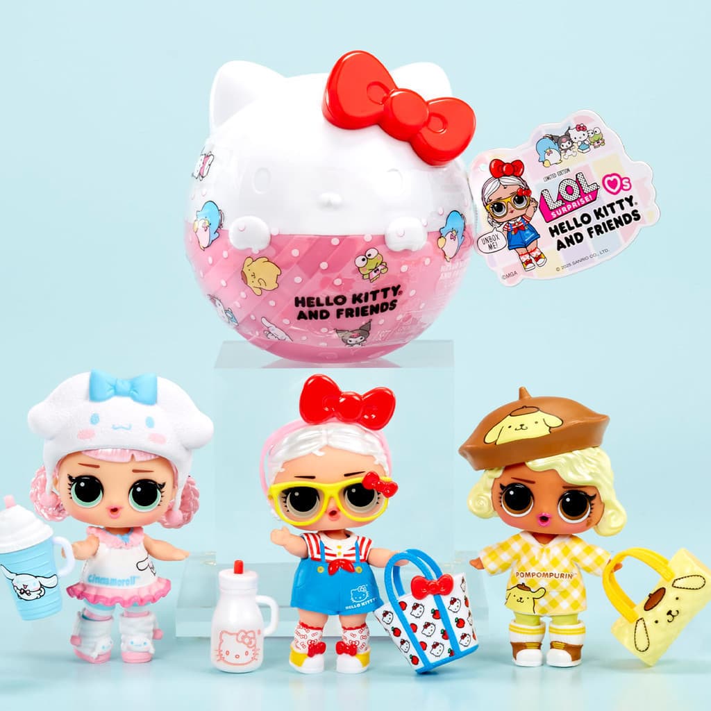 Haha, surpresa! Boneca Surpresa Edição Limitada Hello Kitty e Amigos, Brinquedo Colecionável com Tema Sanrio Ace J0AH