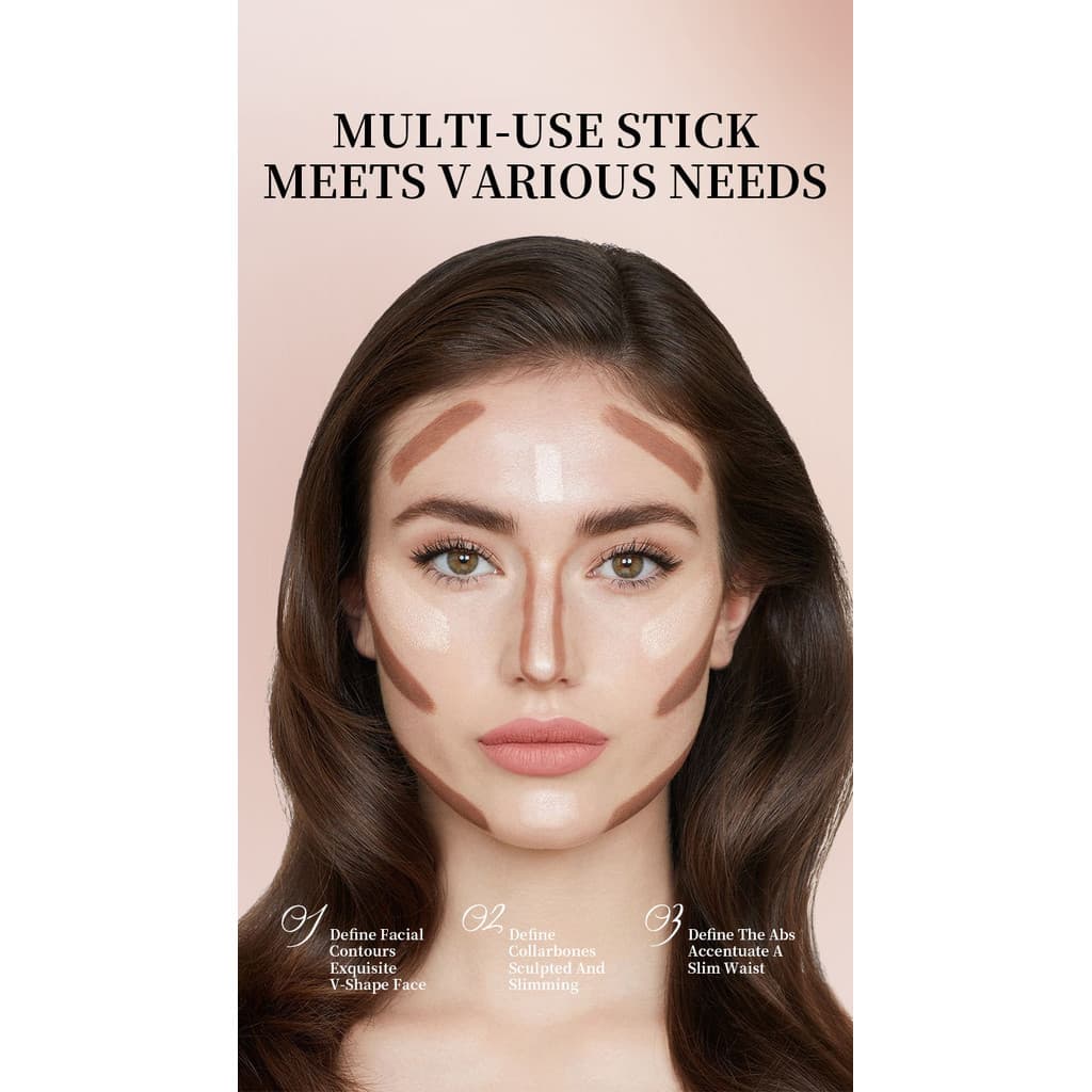 Bastão E Delineador Facial De Duas Cores KORMESIC
