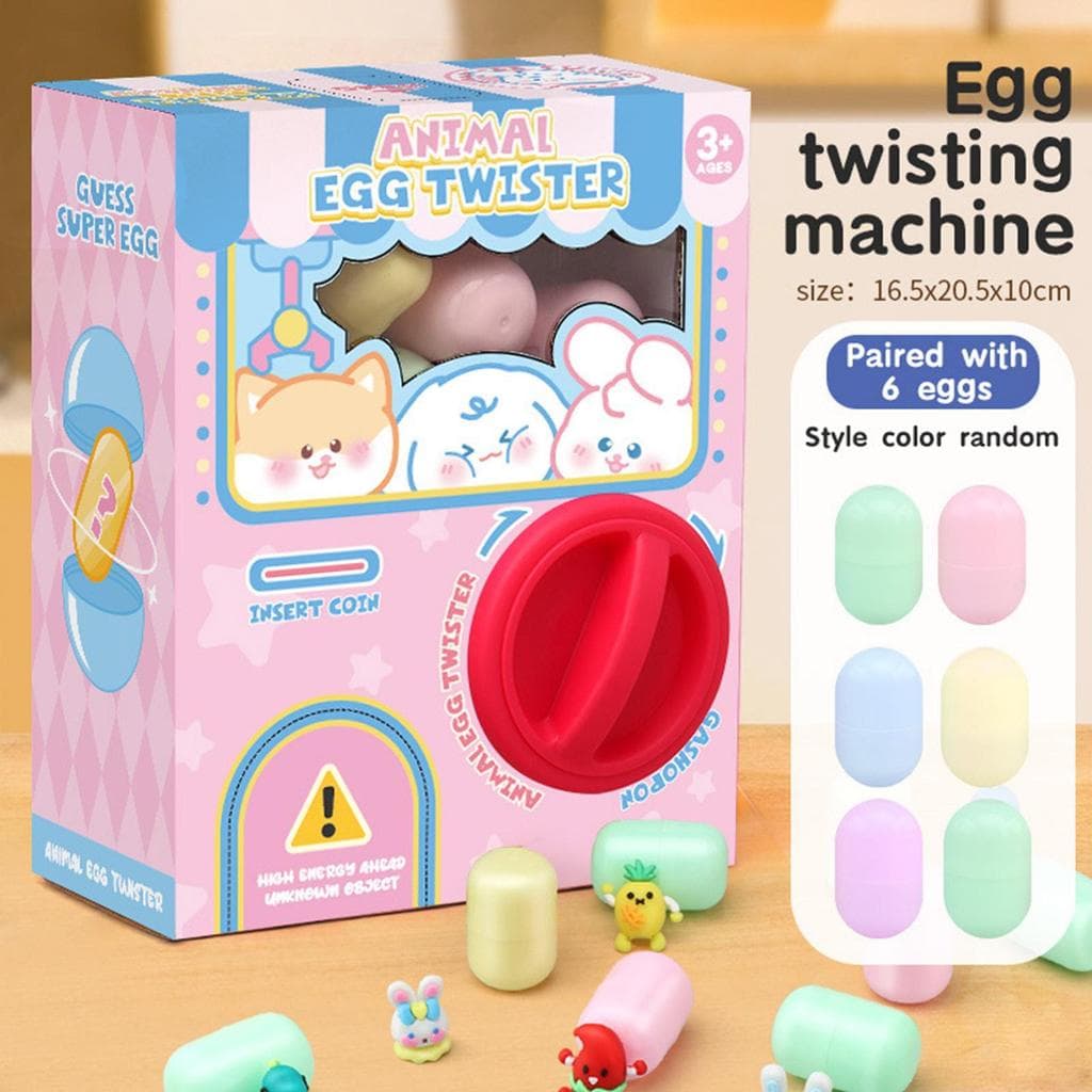 Máquina De Torção De Ovos Divertida Para Crianças , Caixa Cega , Arranhar , Cápsula , Brinquedos Presentes De Natal , he