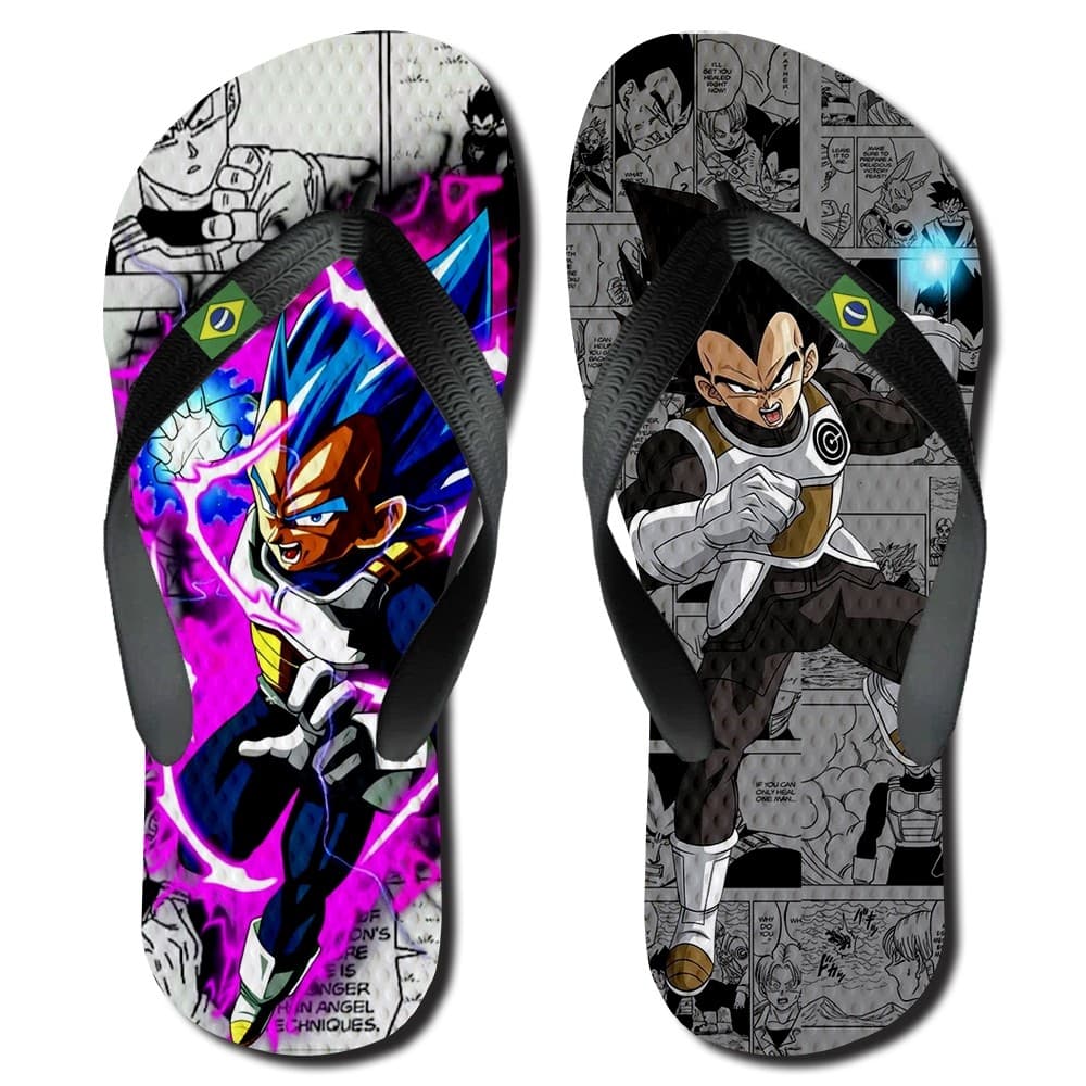 Chinelo Goku Dragon Ball Z - Potência Saiyajin nos Seus Pés Novo