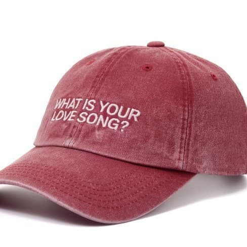 Boné De Carta De Concerto Kpop Idol V : Beisebol Estampado E Bordado