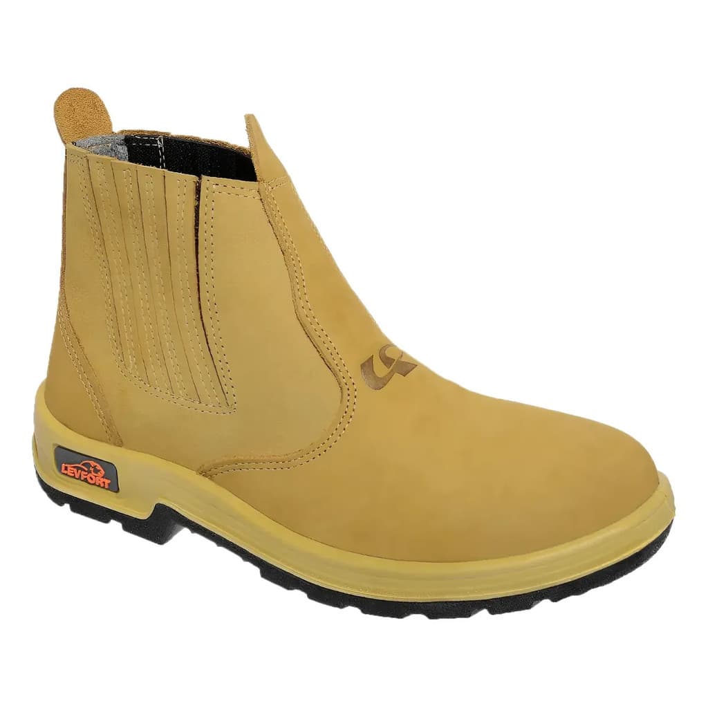 Bota Botina De Couro Levfort Leve E Confortável