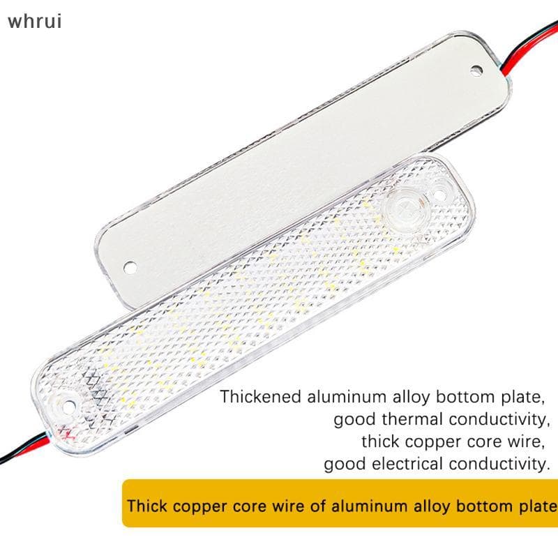[WHRUI] Luz De Cúpula De Carro 36LED 12V-85V Com Interruptor Para RV Tru Marine