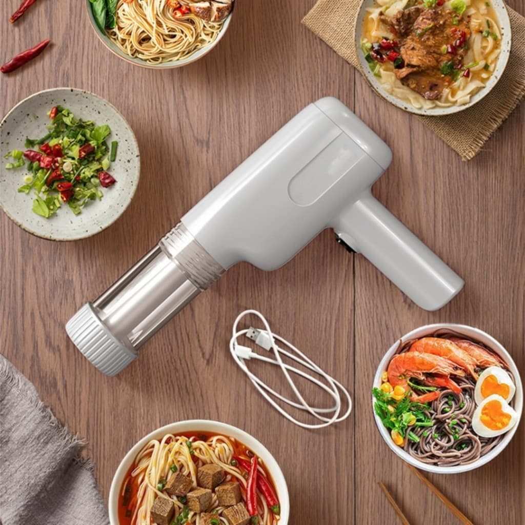 Máquina de macarrão massas portátil prensa elétrica automática
