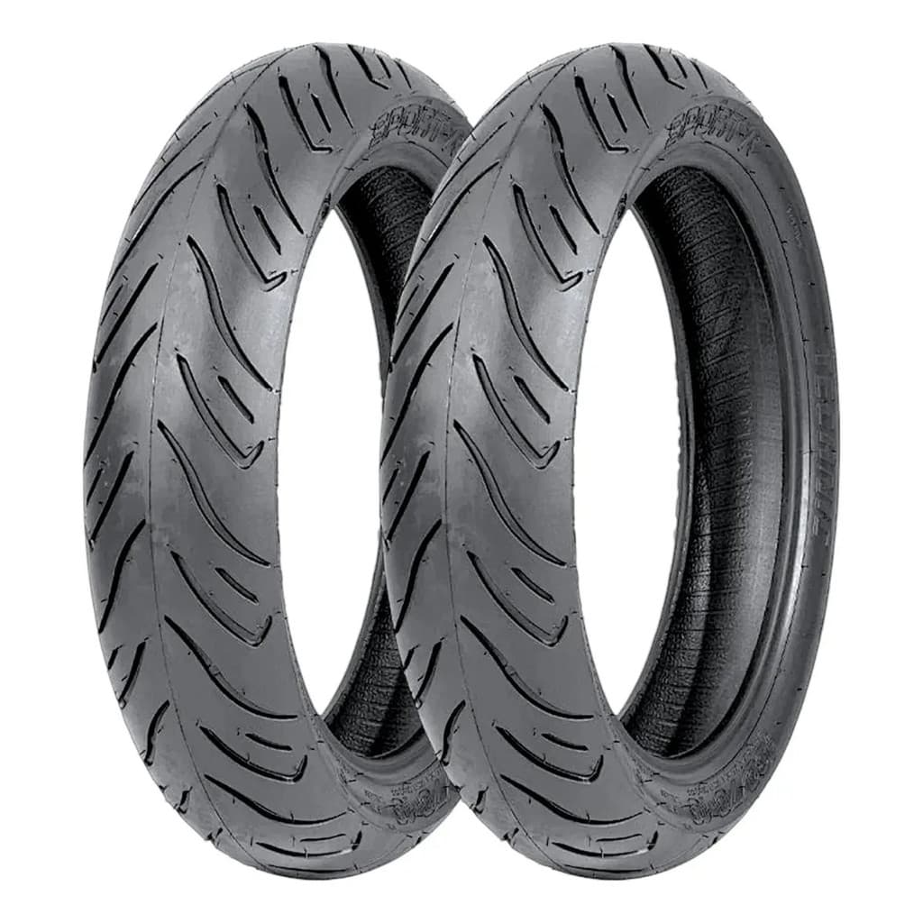 Par Pneus Technic Sport R 110/70-17 140/70-17 Para Twister