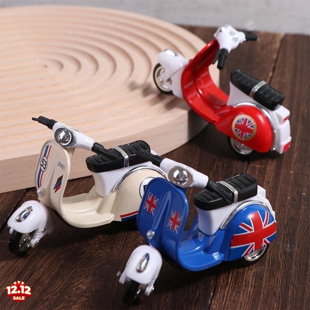Brinquedo De Motocicleta De Inércia Em Miniatura-Modelo De Simulação Fundido Pull-back Para Crianças