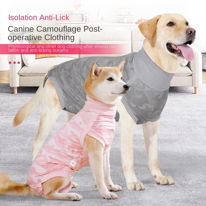 Novo Traje De Esterilização Para Cães Que Pode Ser Colocado Com Absorventes Higiênicos , Respirável , Desmame E anti-Lam