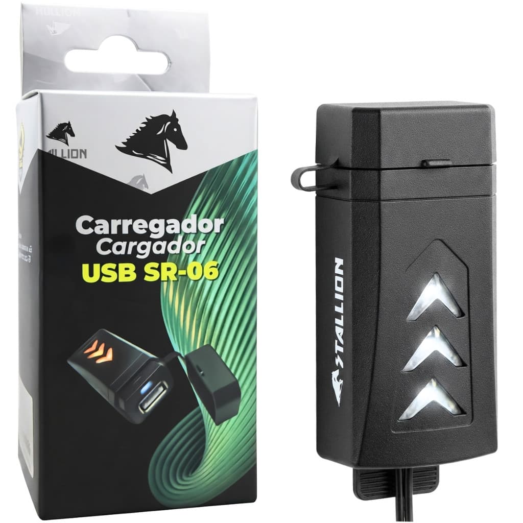 Carregador Celular Usb SR-06 Moto Universal Impermeável