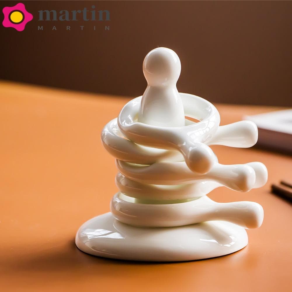 Conjunto De Descanso De Colher De Cerâmica MARTIN , Com Base De Armazenamento Suportes Superfície Vitrificada , Travesse