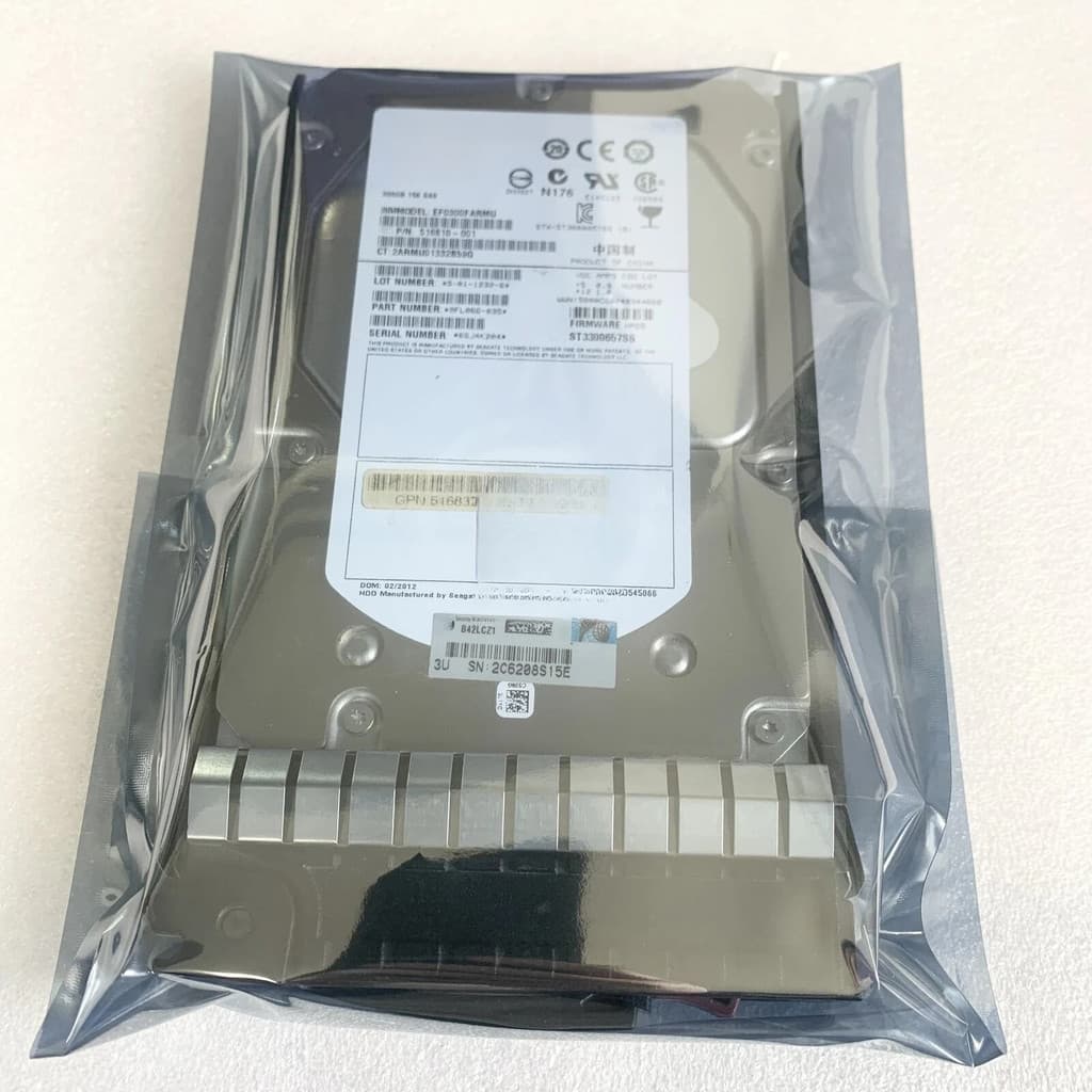 Usado 516814-B21 517350-001 300G/15K/SAS/6G 180G7
