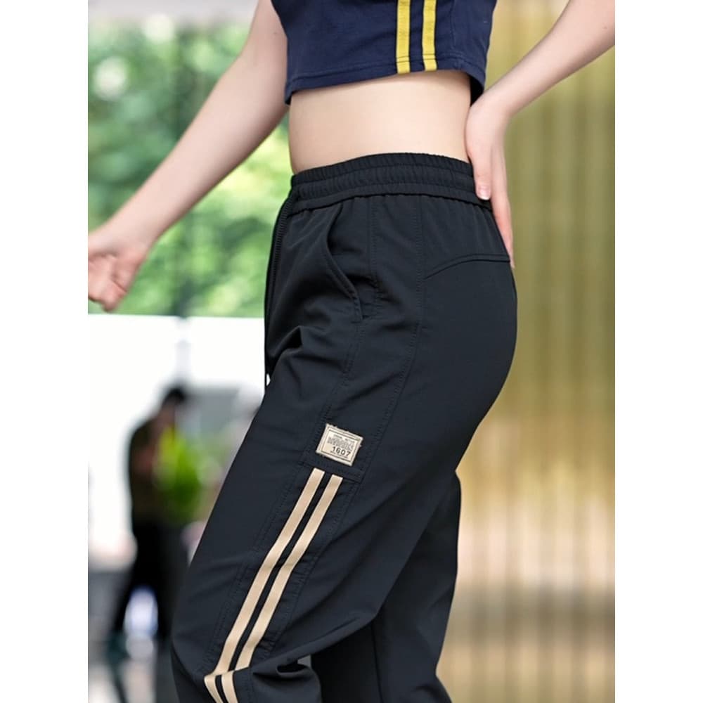 LAIYUEHUI/LAYUEHUI Primavera Outono Novo Produto Calças Casuais Masculinas Cintura Elástica Espartilho Tornozelo Tornoze