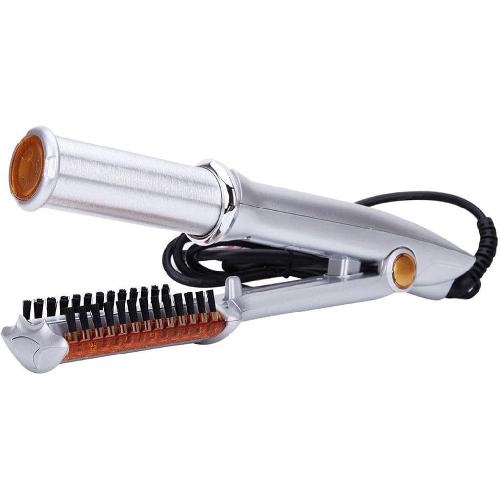 Escova Rotativa 3 em 1 para Cabelo, Modelador de Ar Quente, Pente Alisador e Modelador de Cachos, Escova Multifuncional