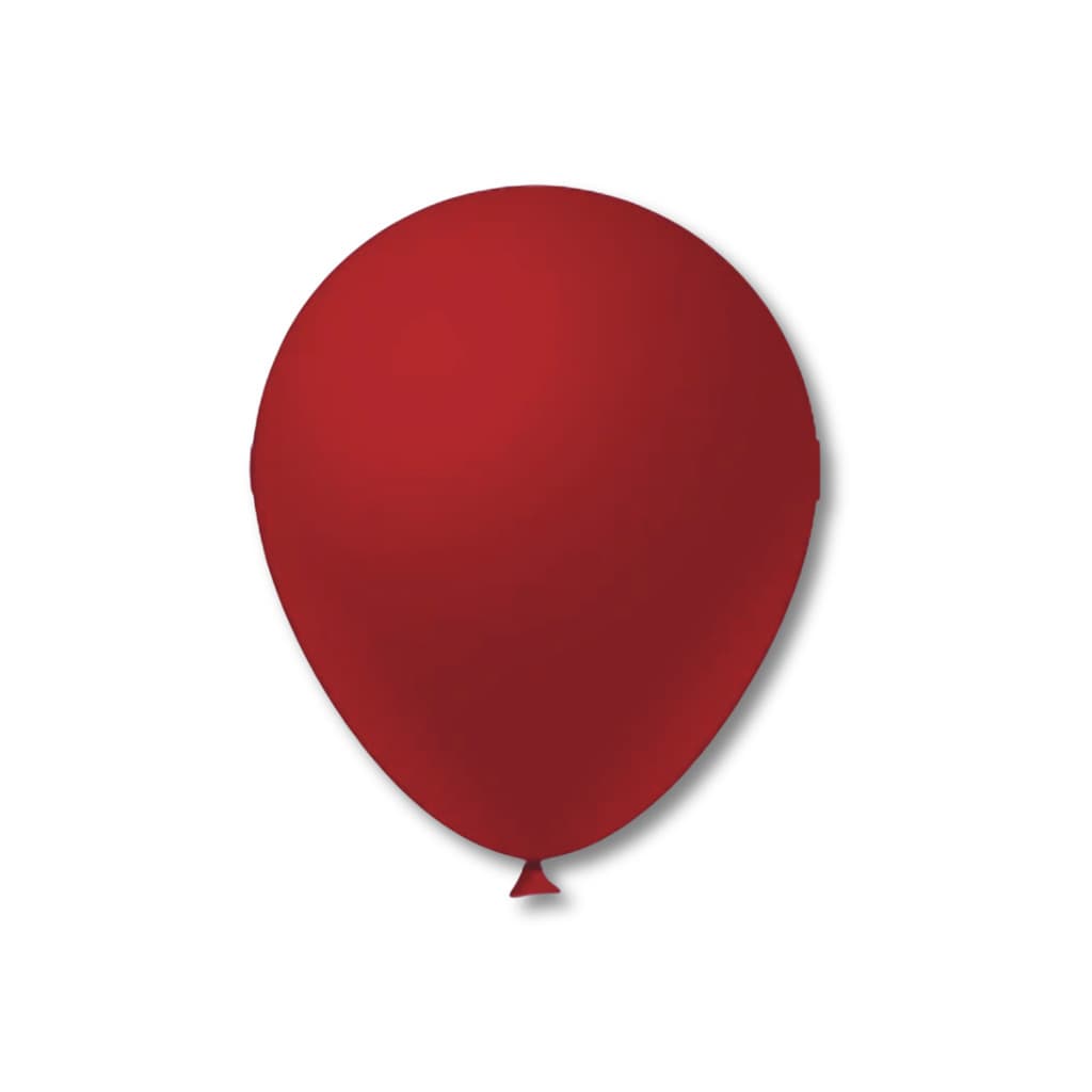 Balão Bexiga Festa Liso 5 Polegadas 50un Festball Vermelho Cereja