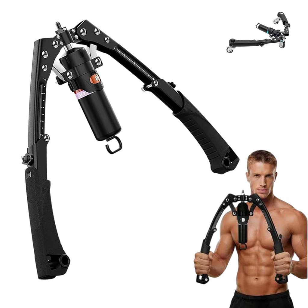 Exercitador de Braço Hidraulico Fortaceledor Superiores Musculaçao Supino Bicepes  Academia Treino Fitness