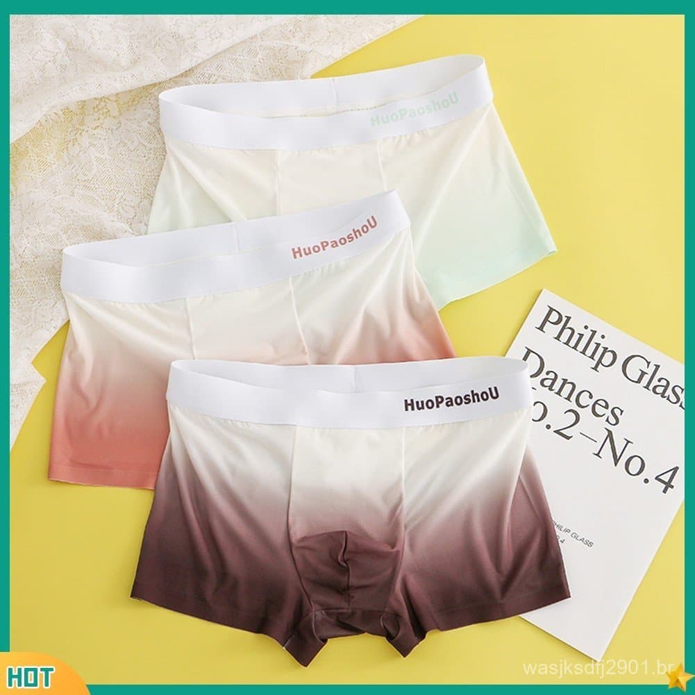 Prosperityusclearance Homens Boxers Breve Cueca Boxer Shorts Respirável Elástico Masculino Calcinha