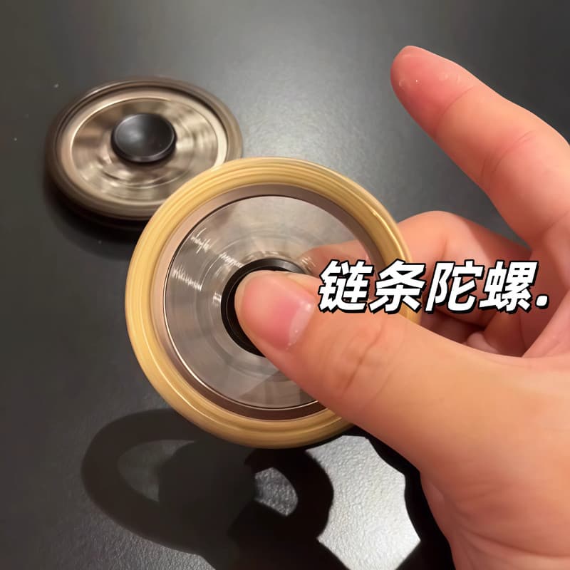 Descompressão dedo adulto corrente engrenagem volante Fidget Spinner corrente ansiedade descompressão ferramenta útil en