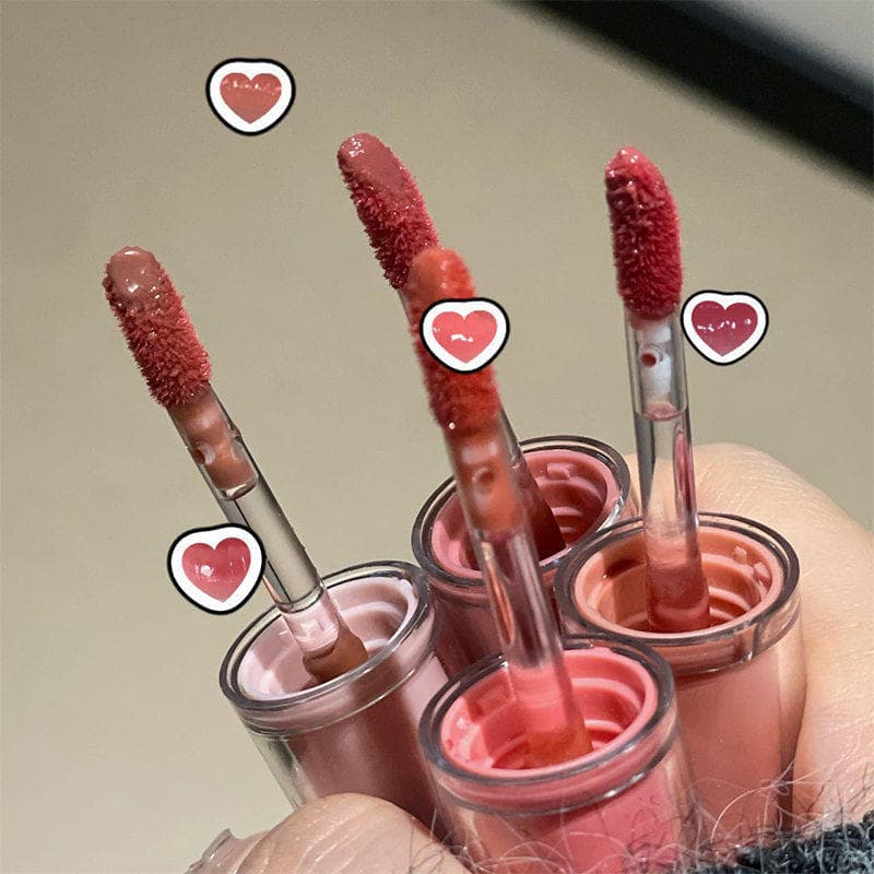 Fadou novo estilo genuíno veludo fosco brilho labial multicolorido renderização de cores de longa duração não-desbotamen