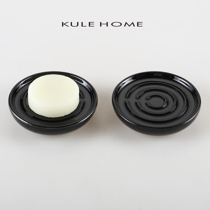 KULE casa Nordic saboneteira de cerâmica saboneteira Hotel luz luxo saboneteira prateleira saboneteira