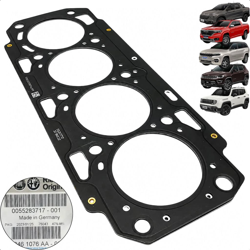 Junta Do Cabeçote Fiat Toro Renegade Compass Commander Rampage 2.0 Diesel 55283717 Original