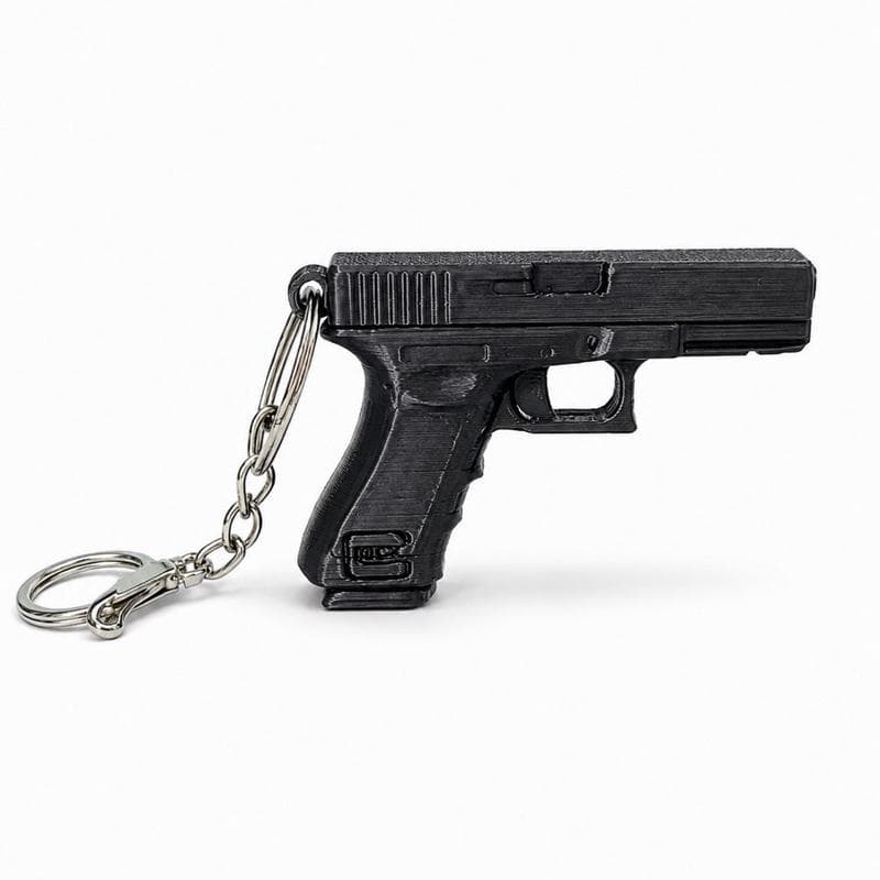 Chaveiro Arma Coldre Peteco -  Design Realista para Chaves e Bolsas