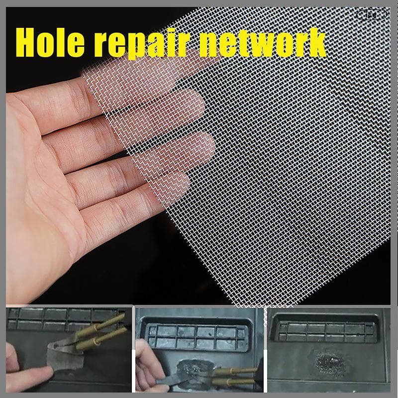 Du 2 Peças De Malha De Rede De Reparo De Fio De Tungstênio Para Carro , Soldagem De Plástico , Fixação De Buraco , Kit D