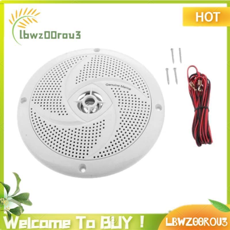 6.5 Polegada Alto-Falante Marinho À Prova Dwaterproof Água 60W Barco Amplificador De Áudio Com Cabo Para Carro RV Som Fá