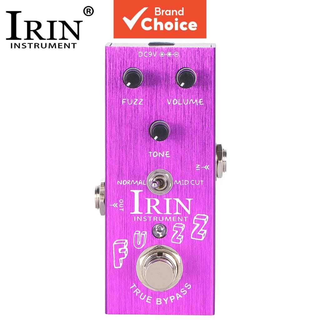 Pedal De Efeitos De Guitarra Elétrica IRIN , Efeito De Fuzz De Som Clássico , True Bypass , Acessórios , Peças Para Joga