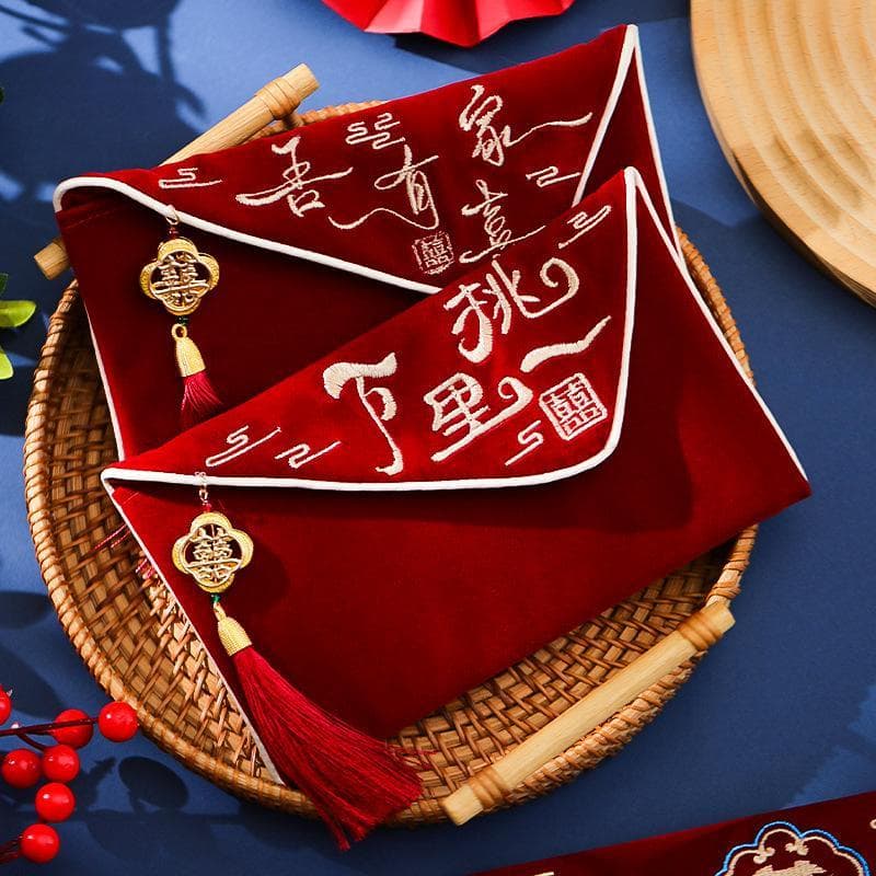 2025 novo estilo casamento Envelopes vermelhos casamento dedicado mudança Bill taxa pais retorno presentes 10.000 Yuan r