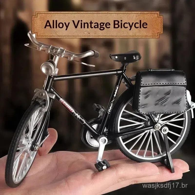Novo Modelo De Bicicleta Diy Feito À Mão Com Estrutura De 28 Polegadas , Um Brinquedo De Montagem Estilo Retrô Dos