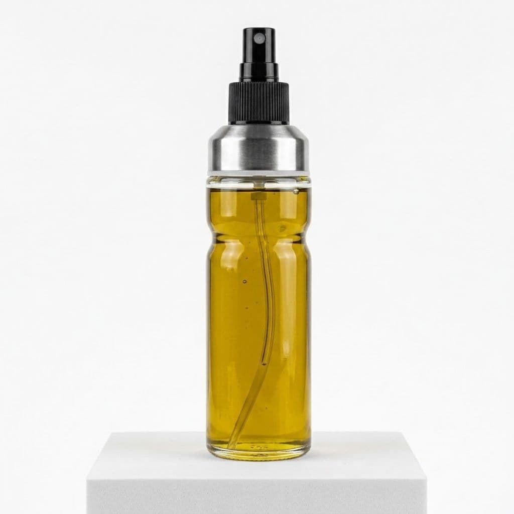 Dispenser Porta Azeite Vinagre Galheteiro Em Vidro Com Spray Borrifador 170mL