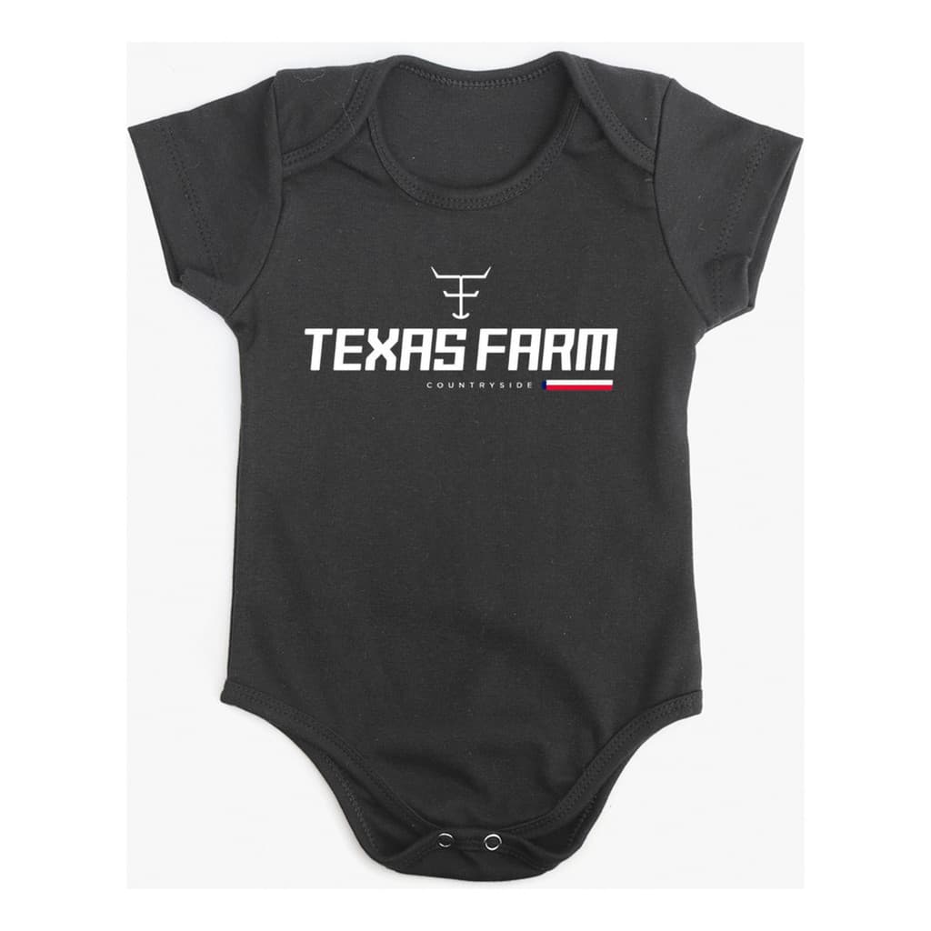 Body para Bebê Estampado Country Macacão Personalizado Farmfun