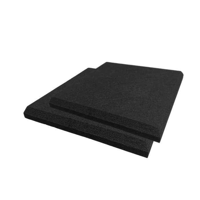 Kit c/10 Placa Lã de Pet Absorvedor Acústico Auto Extinguível 60x60cm