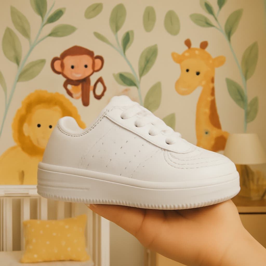Tênis Infantil Baby Unissex Promoção Menino Menina Conforto Cano Curto Envio Imediato
